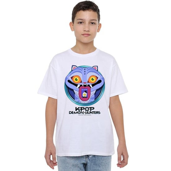 K-Pop Demon Hunters Childrens/Kids Save The Date Derpy Tiger Cartoon T-Shirt (White) - Image 5