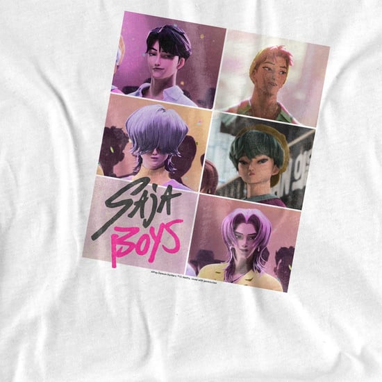 K-Pop Demon Hunters Kinderen Saja Jongens Ruit T-Shirt (Wit) - Image 3