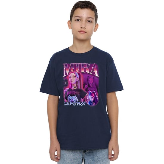 K-Pop Demon Hunters Kinderen Huntr/X Mira T-Shirt (Marineblauw) - Image 5