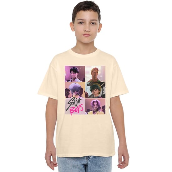 K-Pop Demon Hunters Kinderen/Saja Jongens Ruit T-Shirt (Natuurlijk) - Image 5