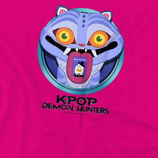 K-Pop Demon Hunters Childrens/Kids Save The Date Derpy Tiger Cartoon T-Shirt (Fuchsia) - Image 3