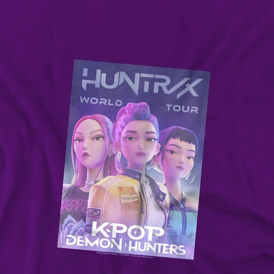 K-Pop Demon Hunters Kinder Wereldtour Huntr/X T-Shirt (Paars) - Image 3