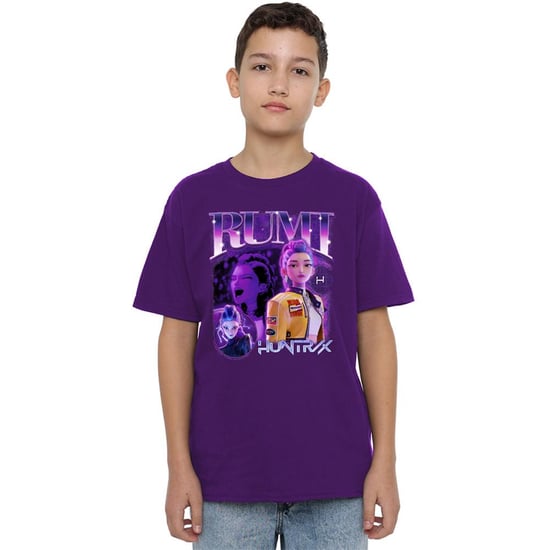 K-Pop Demon Hunters Barn T-shirt (Lila/Lila) - Image 4