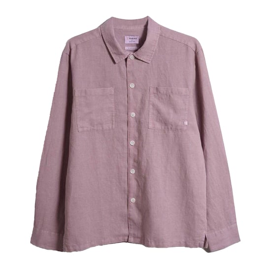 Farah Heren Nelson Slub Shirt (Roze) - Image 1