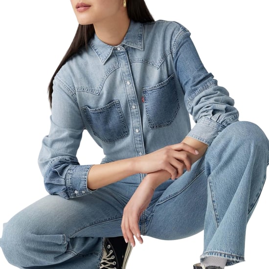 Levis Dam Teodora Denim Lättviktsskjorta (Ljusblå) - Image 5