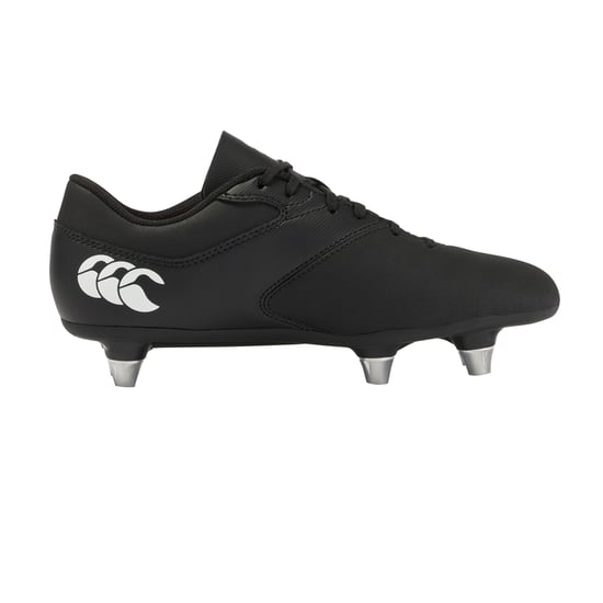 Canterbury Mens Phoenix Raze Soft Ground Rugby Boots (Black/White) - Image 1