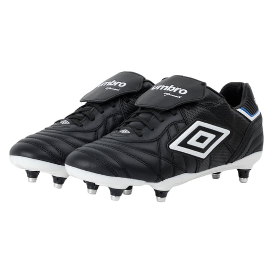 Umbro Heren Speciali Eternal Team Sg Lederen Voetbalschoenen (Zwart/Wit/Loyaal Blauw) - Image 3