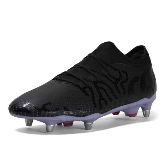 Canterbury Unisex Adult Speed Infinite Team Soft Ground Rugbyschoenen (Zwart/Zilver) - Image 1