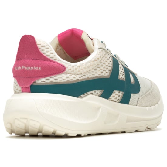 Hush Puppies Seventy8 Retro Runner Dam Mocka Sten/Rosa Sneakers - Image 2