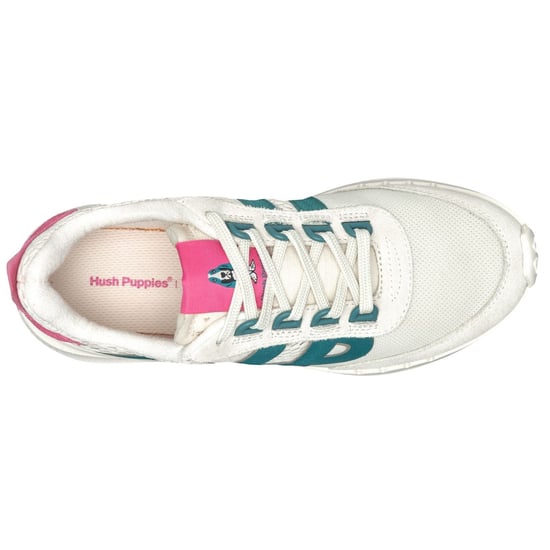 Hush Puppies Seventy8 Retro Runner Dam Mocka Sten/Rosa Sneakers - Image 4