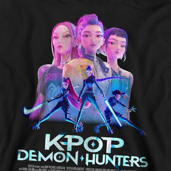 K-Pop Demon Hunters Unisex Volwassenen Huntr/X Poster Sweatshirt (Zwart) - Image 3