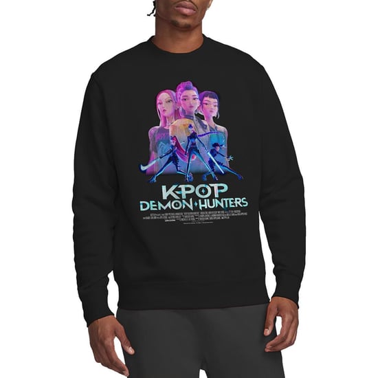 K-Pop Demon Hunters Unisex Volwassenen Huntr/X Poster Sweatshirt (Zwart) - Image 5