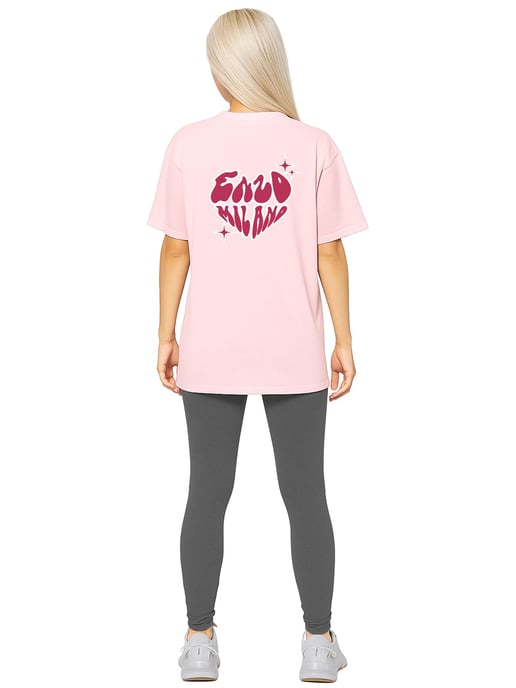Enzo Milano | Womens Oversized T-Shirt & Leggings Set - Image 2
