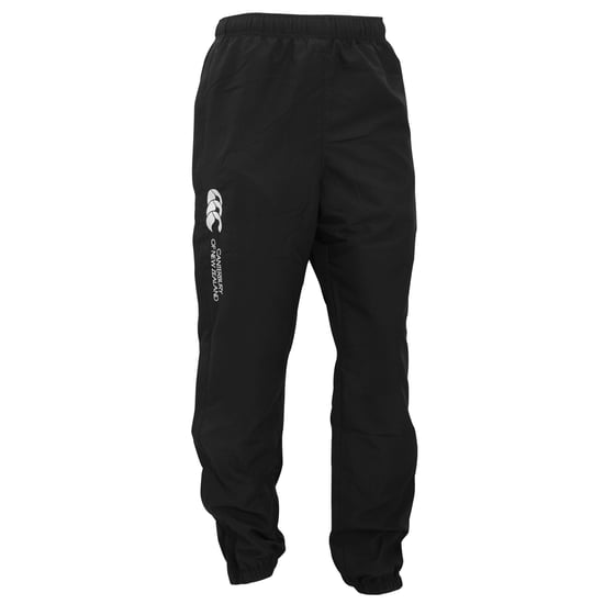 Canterbury Mens Cuffed Ankle Jogging Bottoms (Black/White) - Image 1