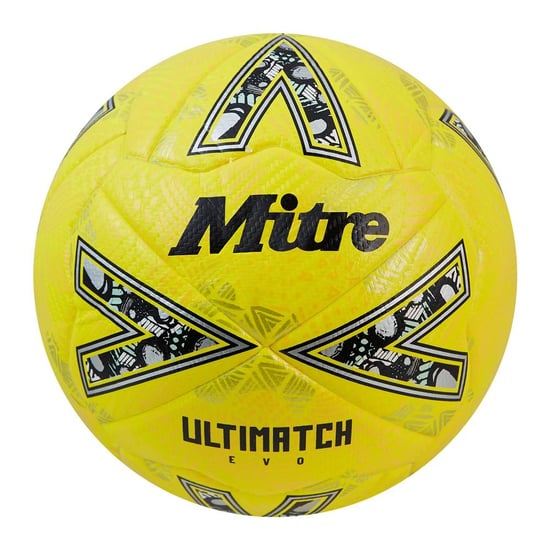 Mitre Ultimatch Evo 2024 Football (Yellow) - Image 1