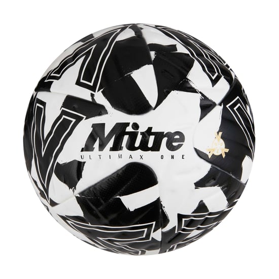 Mitre Ultimax One Football (White/Black) - Image 1
