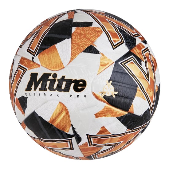 Mitre Ultimax Pro 2024 Football (White/Black/Orange) - Image 2
