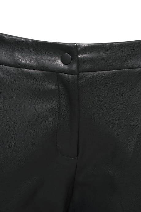 Elle Tiana Fleece Lined Faux Leather Trousers - Image 2
