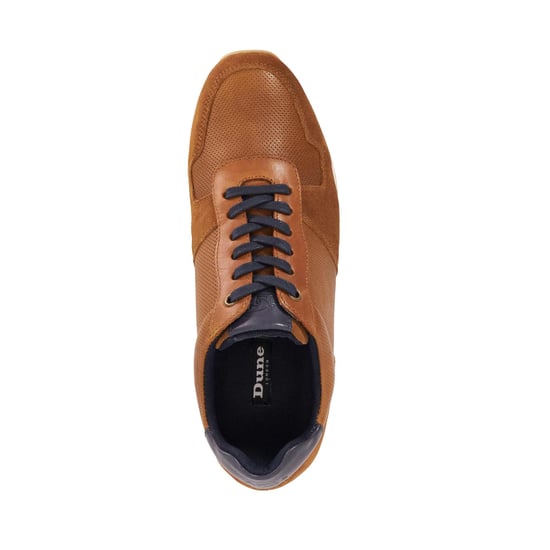 Dune Mens Toronto - Leather Lace-Up Trainers - Image 3