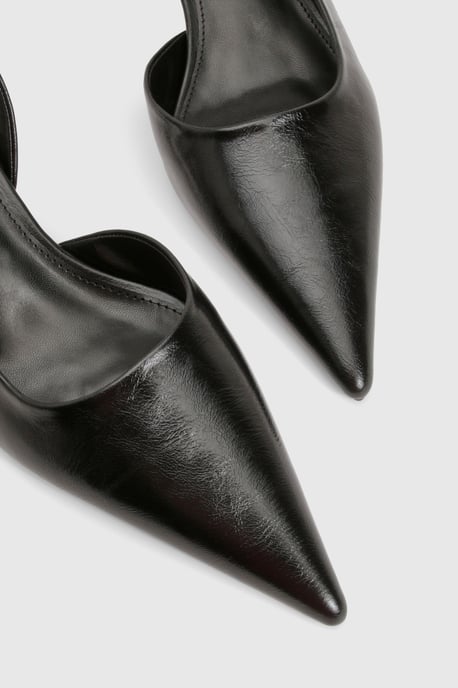 Kitten Heel Slingback Court Shoes - Image 5