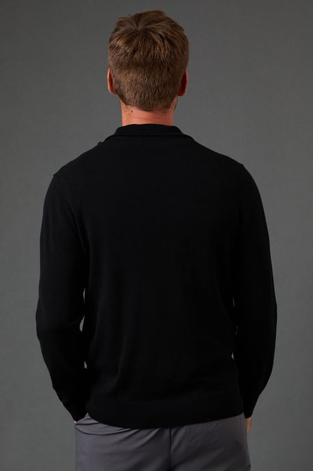 Cotton Rich Half Zip Jumper - Image 3