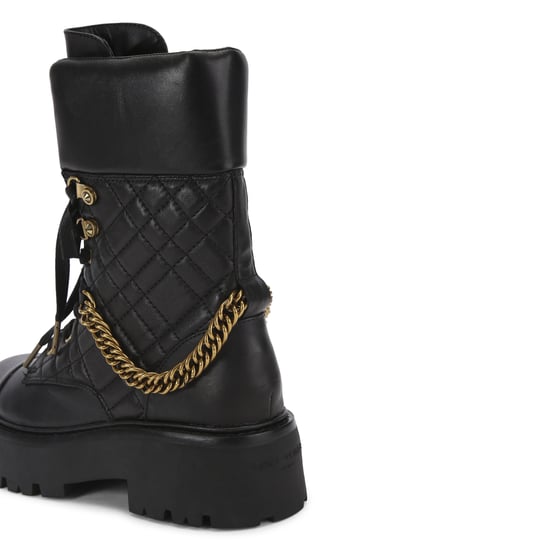 Kurt Geiger London Leather Brixton Cuff Lace Up Boots - Image 3