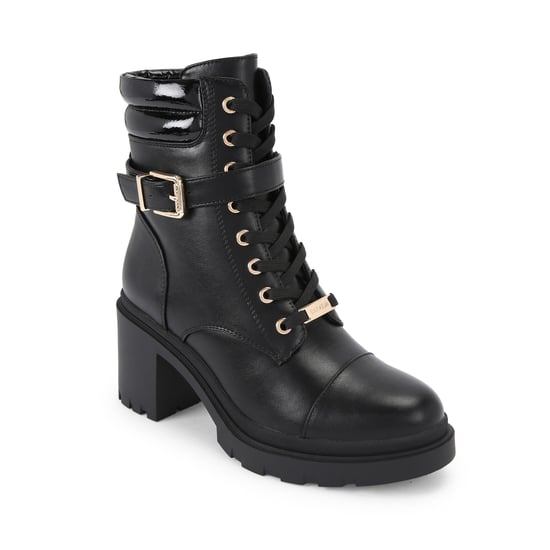 Carvela  Boulder Heeled Lace Up Boots - Image 2