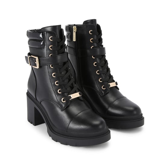 Carvela  Boulder Heeled Lace Up Boots - Image 4