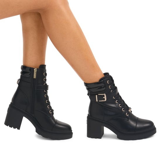 Carvela  Boulder Heeled Lace Up Boots - Image 5