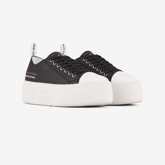 Women's Armani Exchange Trainers in Black - Image 2