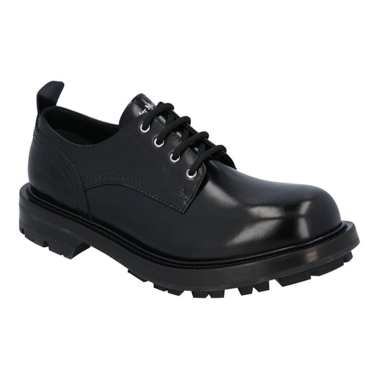 Alexander McQueen Geribbelde Zool Veterschoen 'Zwart' - Image 5
