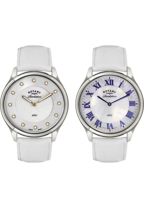 Rotary LS02965-06-41 Ladies Revelation Watch with Reversible Dial - Image 1