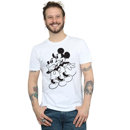 Disney Mens Mickey Mouse Shake T-Shirt (White) - Image 2