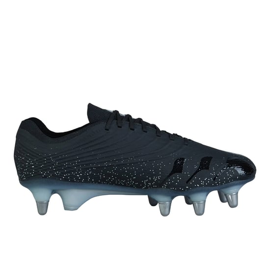 Canterbury Unisex Adult Stampede Groundbreak Elite Soft Ground Rugby Boots (Black/Silver) - Image 1