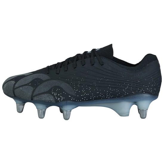 Canterbury Unisex Adult Stampede Groundbreak Elite Soft Ground Rugby Boots (Black/Silver) - Image 2