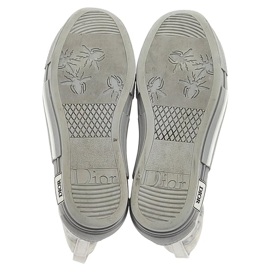 Dior B23 League High-Top Sneakers in White Canvas - Image 6