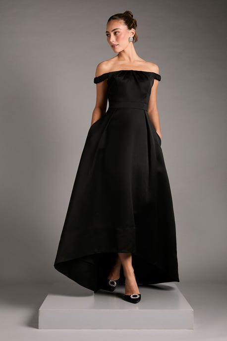 Bardot Fit and Flare Hi Low Hem Maxi Dress - Image 1
