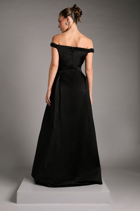 Bardot Fit and Flare Hi Low Hem Maxi Dress - Image 3