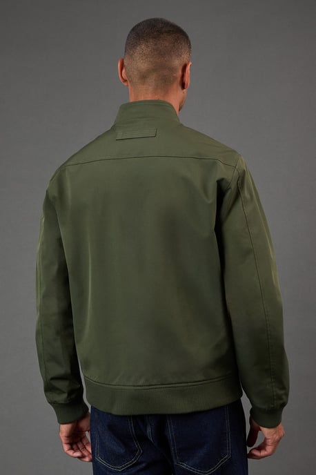 Khaki Classic Harrington Jacket - Image 4