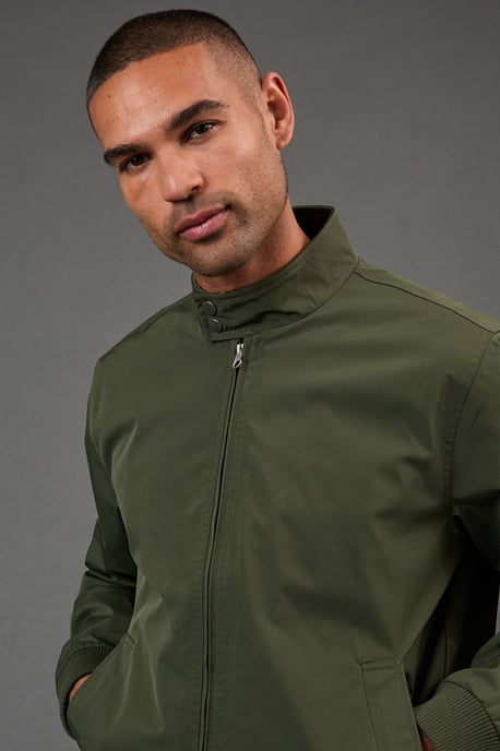 Khaki Classic Harrington Jacket - Image 5