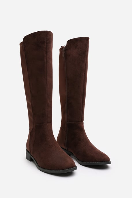 Wheres That From Womens 'Parker' Knee High Boots With Side Zip - Image 4