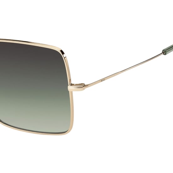 Hugo Boss Rose Gold Metal Frame Grey Green Lensed Sunglasses - Image 2