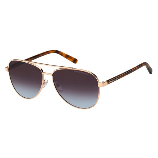 Marc Jacobs Brown Teal Lens Havana Detail Gold Solglasögon - Image 2