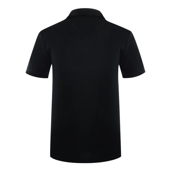 Diesel Small Patch Logo Zwart Kaviaar Poloshirt - Image 2