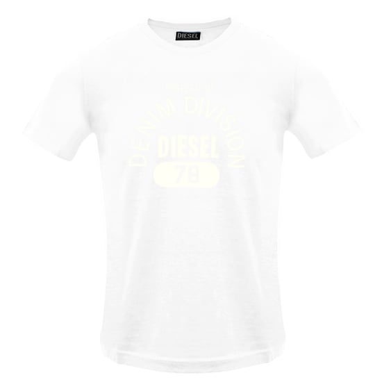 Diesel Monotone Property Of Denim Division White T-shirt - Image 1