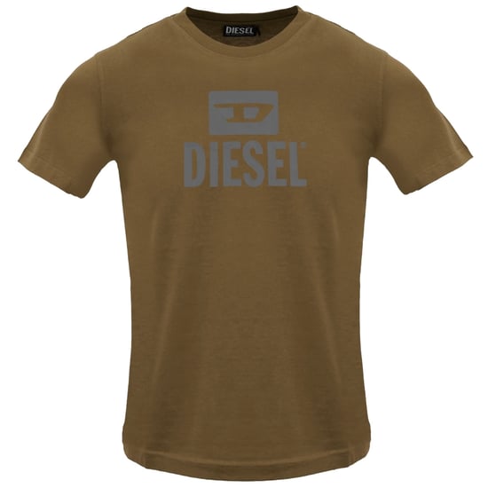 Diesel Monotone Logo Coffee Liqueur T-shirt - Image 1