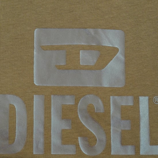 Diesel Monotone Logo Coffee Liqueur T-shirt - Image 3