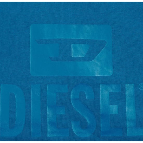 Diesel Monotone Logo Blue Sapphire T-shirt - Image 3