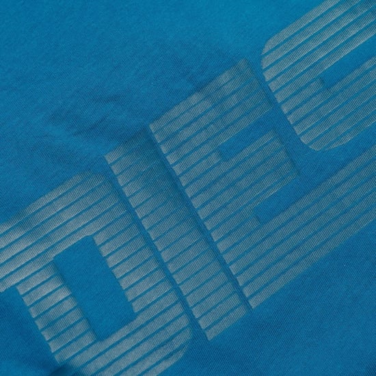 Diesel Monotone Diesel Logo Blue Sapphire T-shirt - Image 2