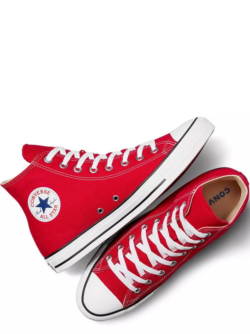 Converse All Star Unisex Chuck Taylor High Tops Red - Image 4